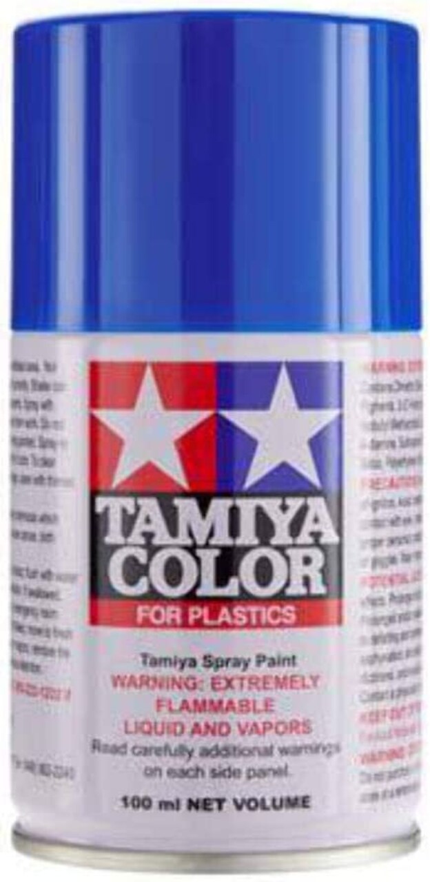 Tamiya TS-93 Pure Blue, 100ml Spray Lacquer Paint For Plastics